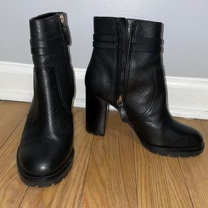 Tory Burch Heeled Leather Boots Size 7